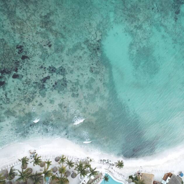 aerial view of beach during daytime