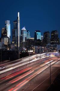 time lapse photography of city during night time